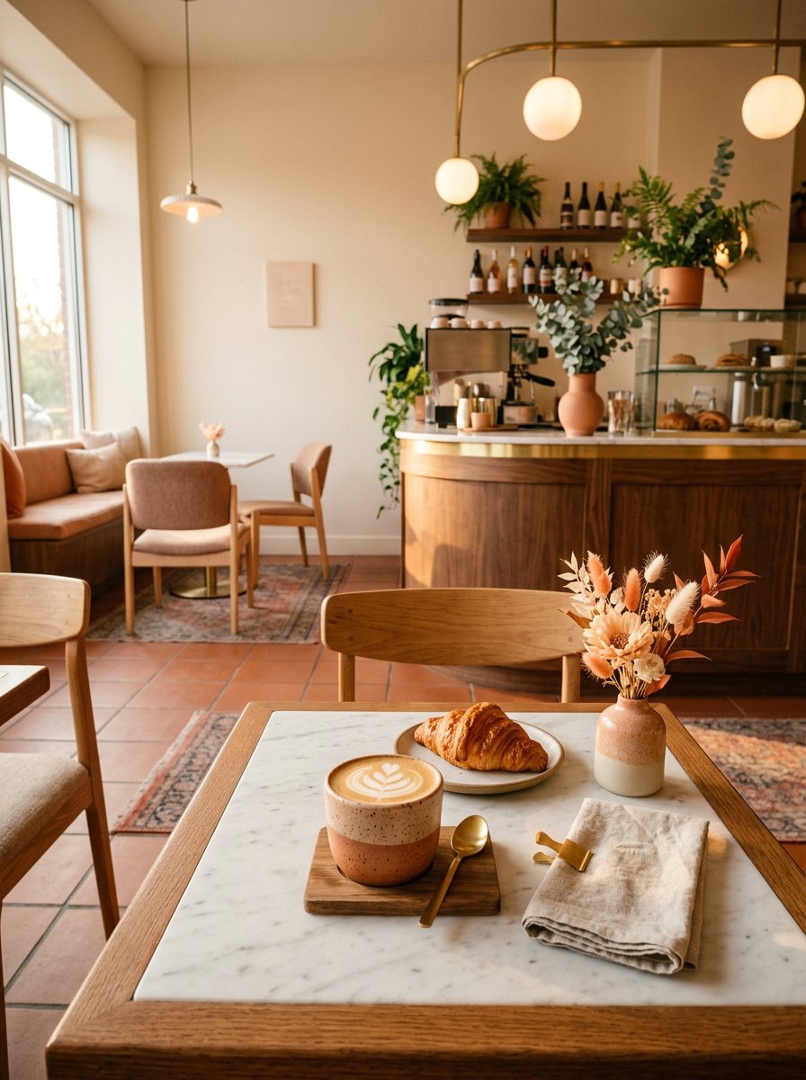 Local café after a brand refresh